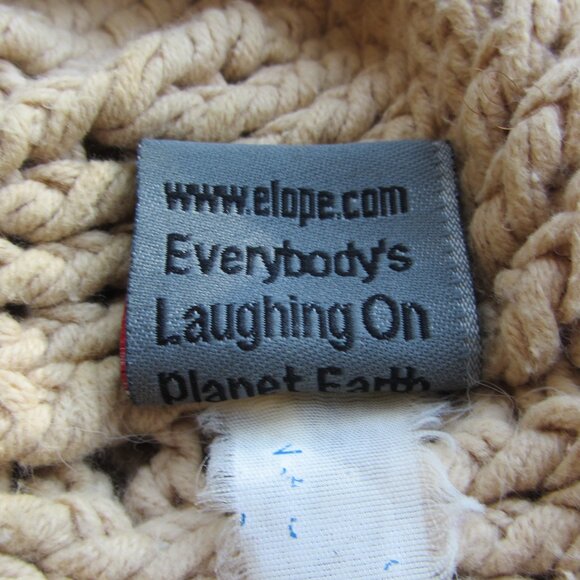 ELOPE Vintage 90s-Y2K Crochet Knit Slouchy Grunge Hippie Newspaper Cap Hat - Picture 6 of 6